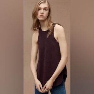 Aritzia Dark Purple Sleeveless Top